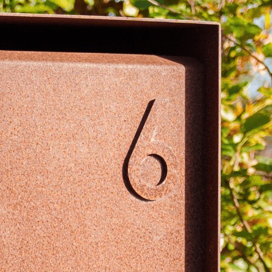 Custom Corten Steel Signage For Business