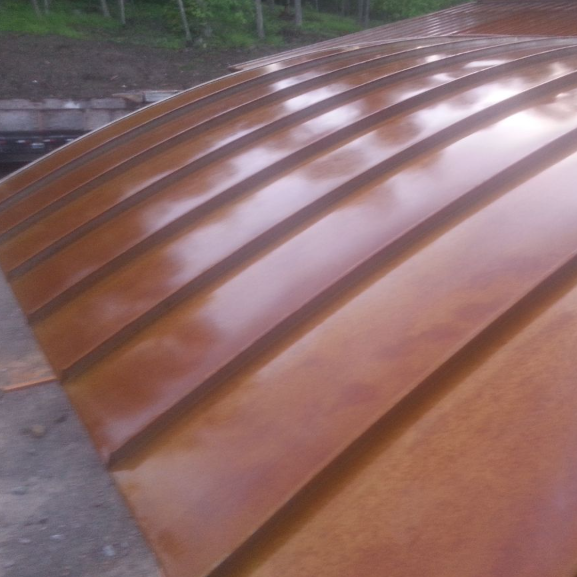 corten standing seam roof corten standing seam roof